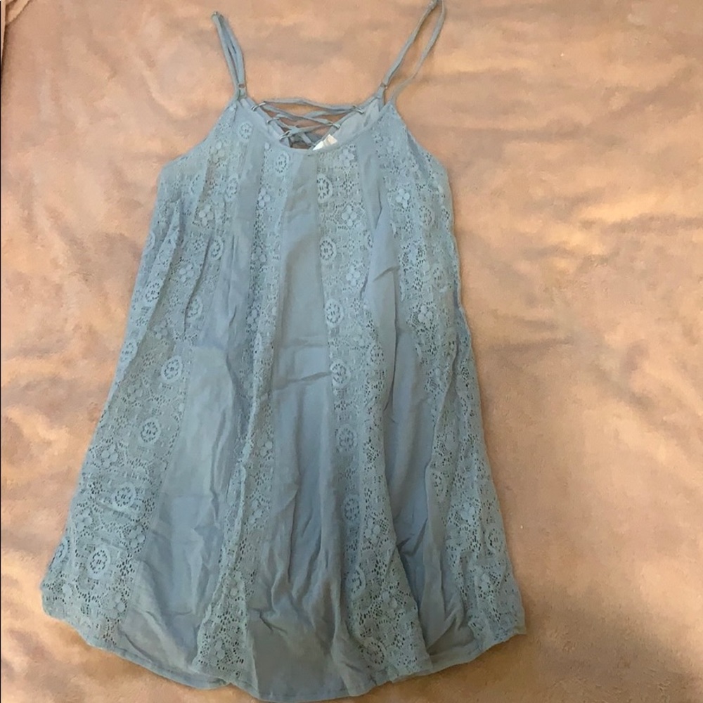 Dusty blue altar’d state dress